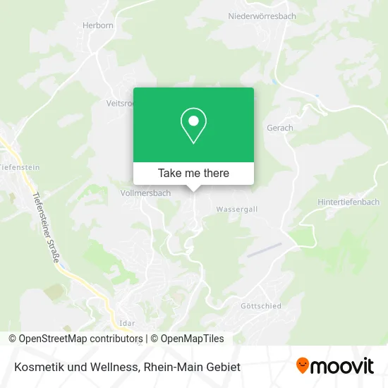Карта Kosmetik und Wellness
