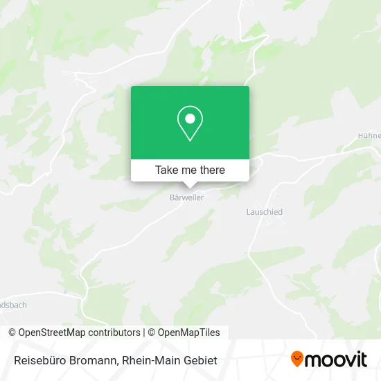 Карта Reisebüro Bromann