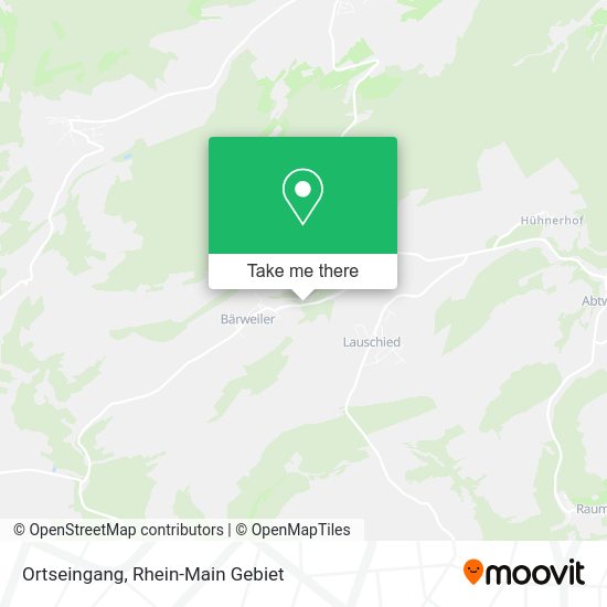 Карта Ortseingang