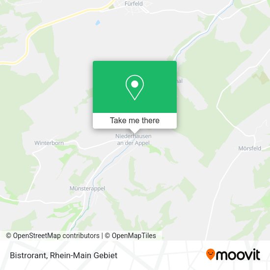 Карта Bistrorant