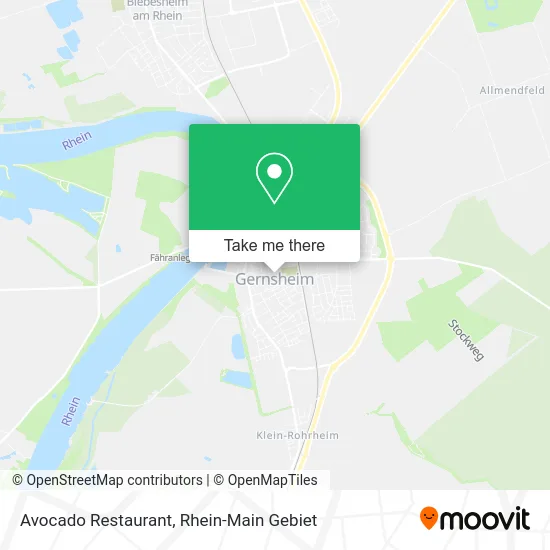 Карта Avocado Restaurant