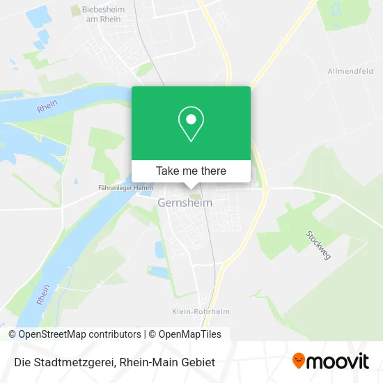Die Stadtmetzgerei map