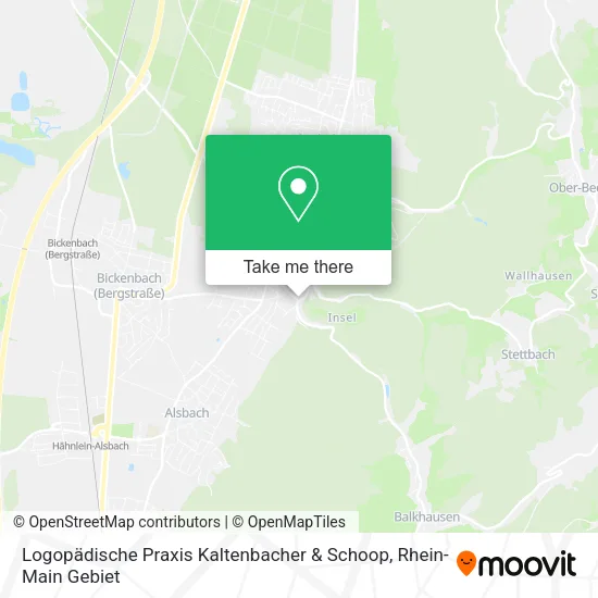 Карта Logopädische Praxis Kaltenbacher & Schoop