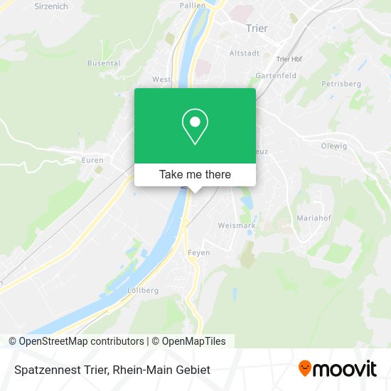 Карта Spatzennest Trier