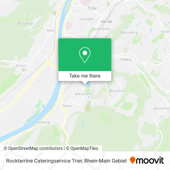 Карта Rockterrine Cateringservice Trier