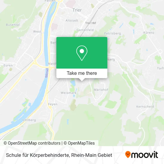 Карта Schule für Körperbehinderte