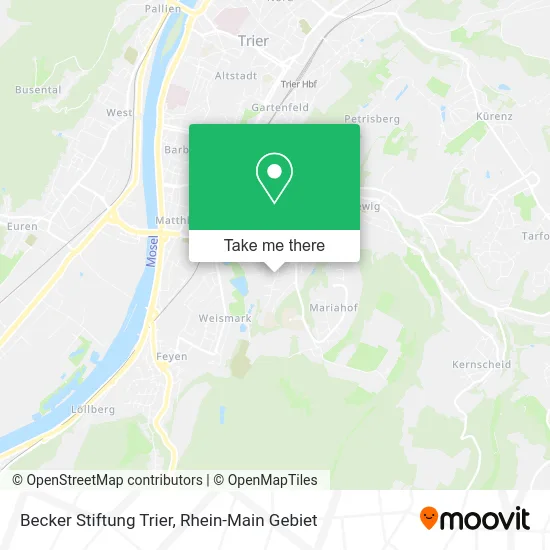 Карта Becker Stiftung Trier