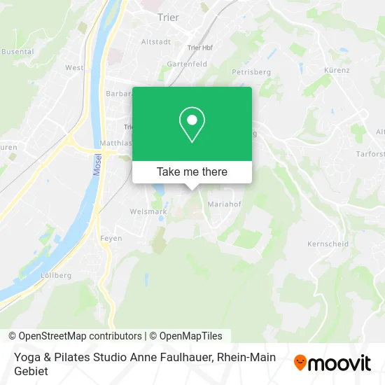 Карта Yoga & Pilates Studio Anne Faulhauer