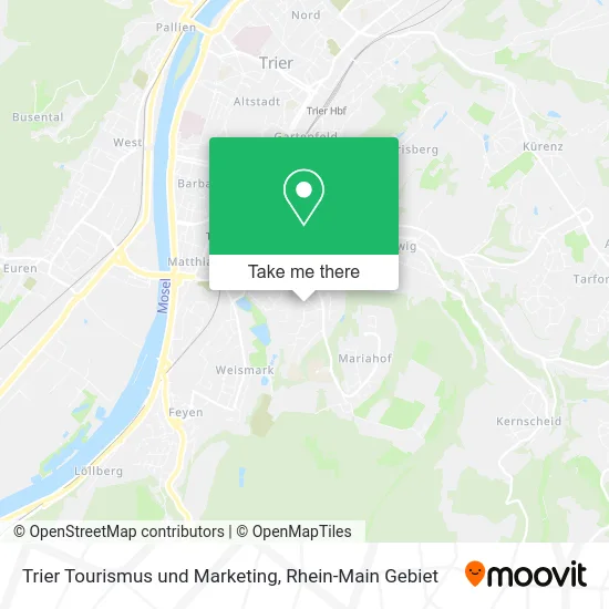 Карта Trier Tourismus und Marketing