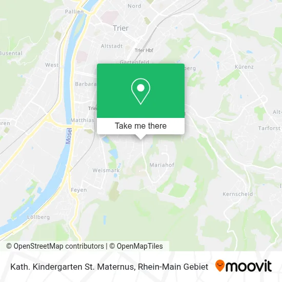 Kath. Kindergarten St. Maternus map