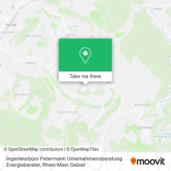Карта Ingenieurbüro Petermann Unternehmensberatung Energieberater