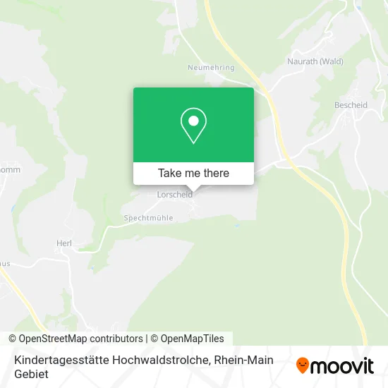 Карта Kindertagesstätte Hochwaldstrolche
