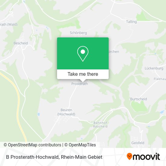 Карта B Prosterath-Hochwald