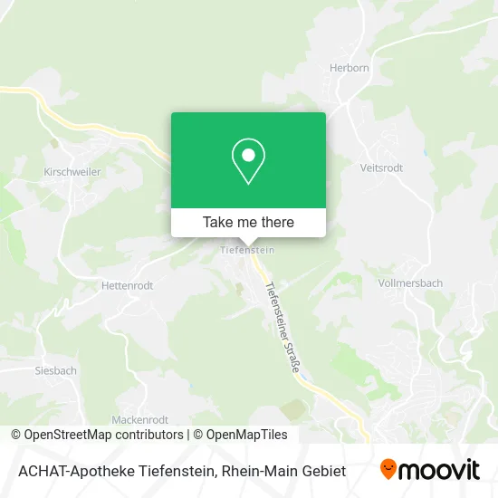 Карта ACHAT-Apotheke Tiefenstein