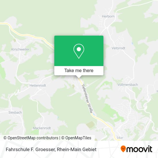 Карта Fahrschule F. Groesser