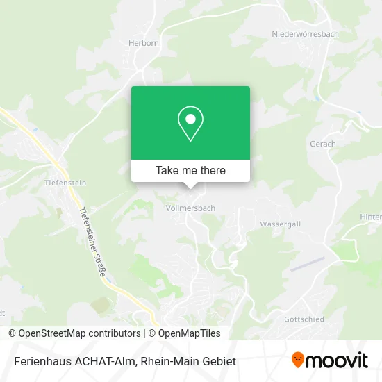 Карта Ferienhaus ACHAT-Alm