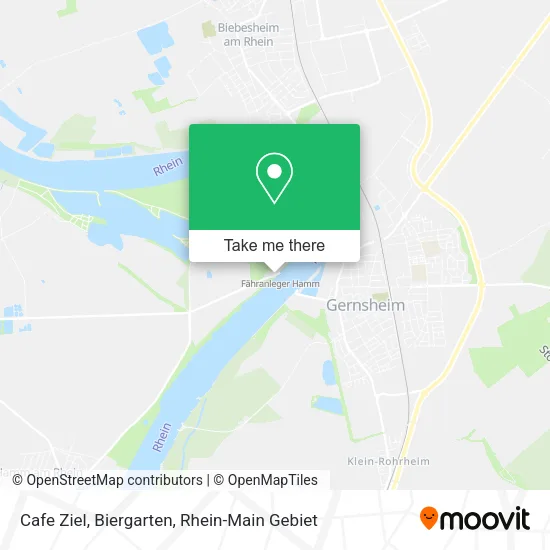 Cafe Ziel, Biergarten map