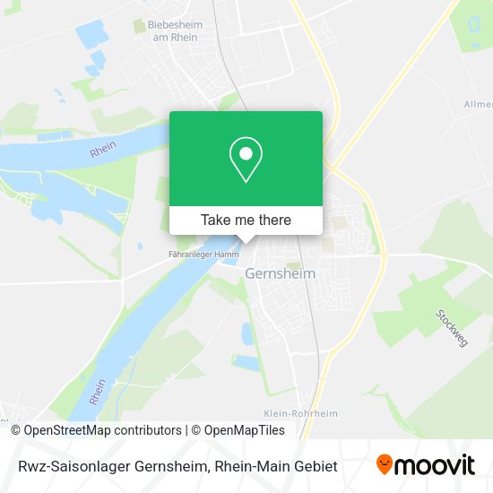 Карта Rwz-Saisonlager Gernsheim