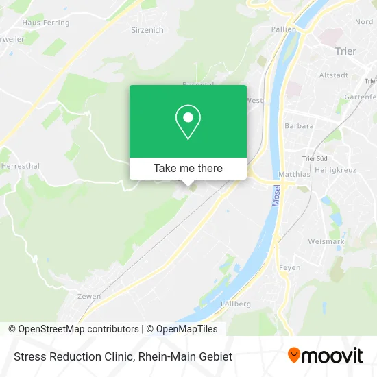 Карта Stress Reduction Clinic