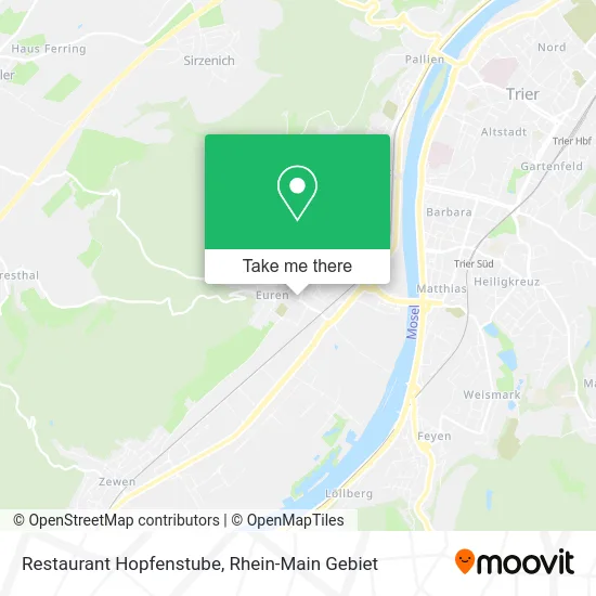 Карта Restaurant Hopfenstube