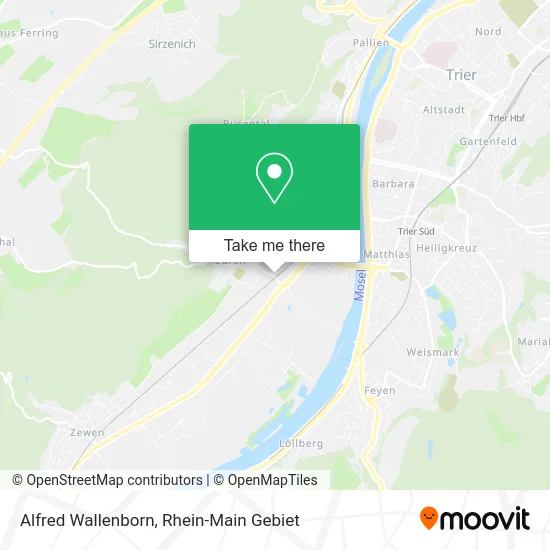 Alfred Wallenborn map