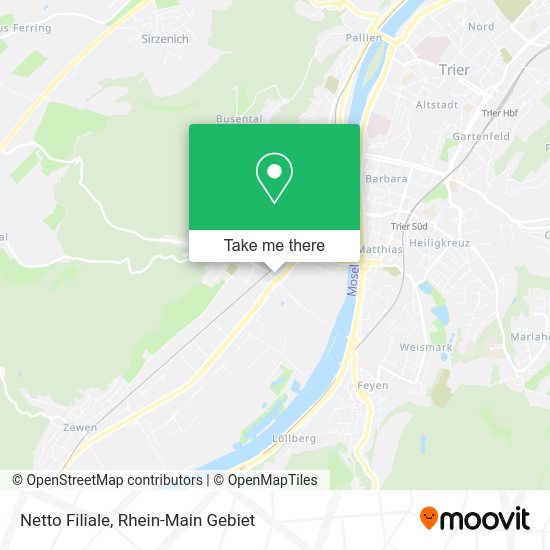 Карта Netto Filiale