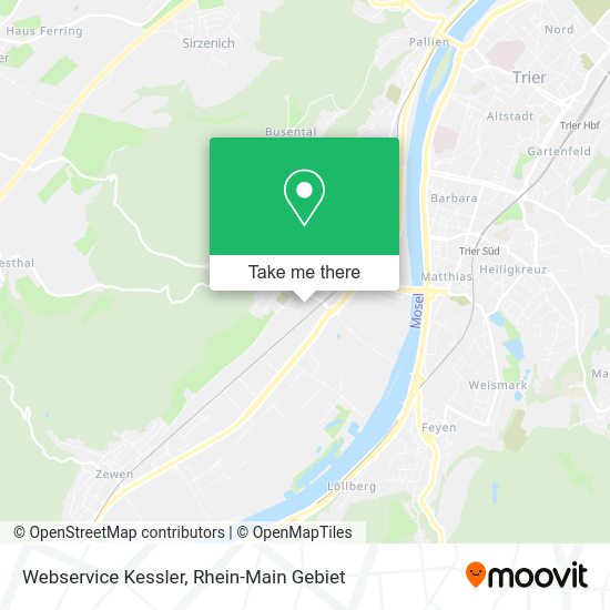 Карта Webservice Kessler
