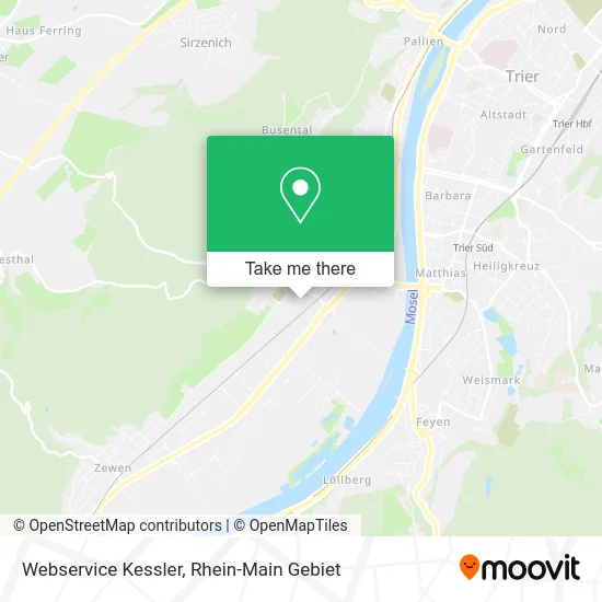 Карта Webservice Kessler