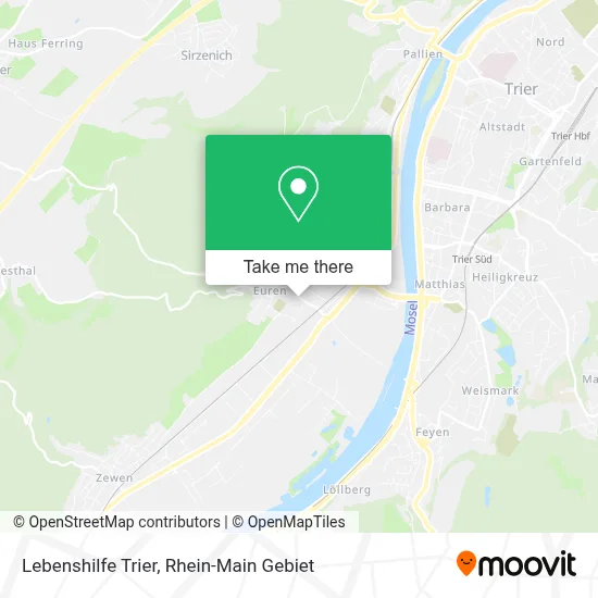 Lebenshilfe Trier map