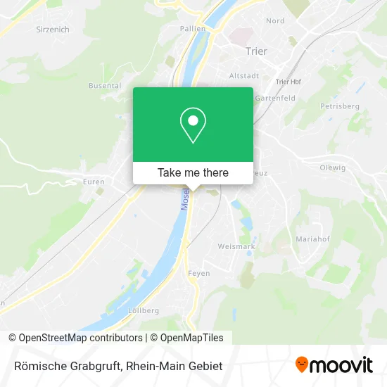 Römische Grabgruft map