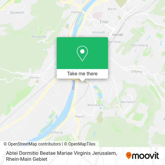Карта Abtei Dormitio Beatae Mariae Virginis Jerusalem