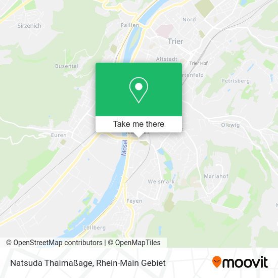 Карта Natsuda Thaimaßage