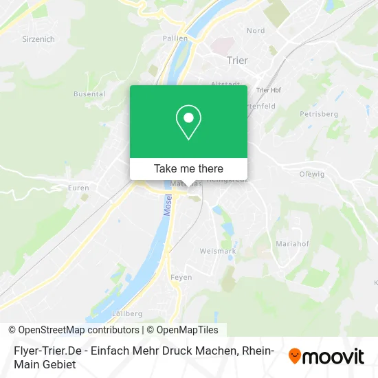 Карта Flyer-Trier.De - Einfach Mehr Druck Machen