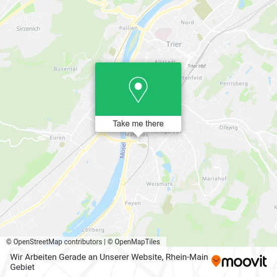 Карта Wir Arbeiten Gerade an Unserer Website