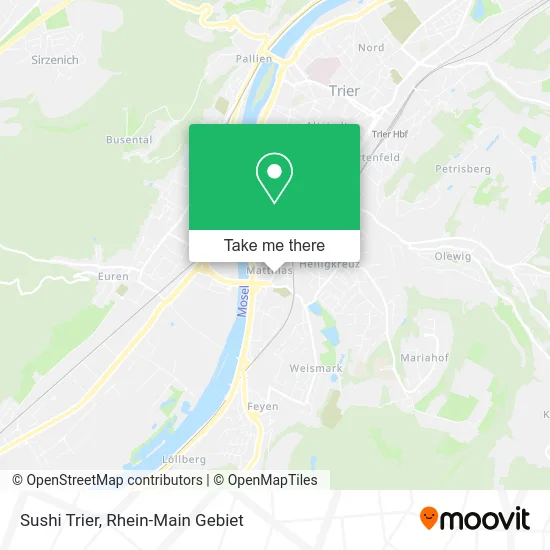Карта Sushi Trier