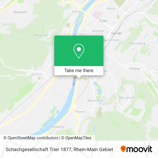 Карта Schachgesellschaft Trier 1877