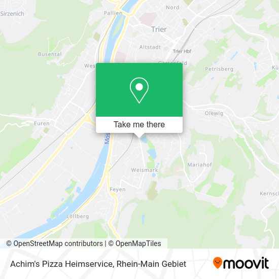 Карта Achim's Pizza Heimservice