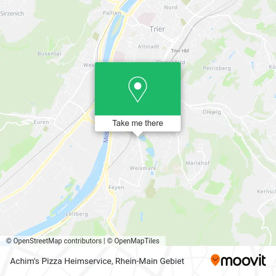 Карта Achim's Pizza Heimservice
