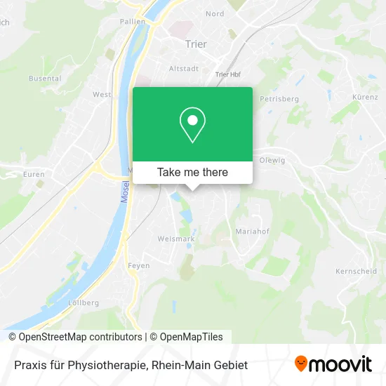 Карта Praxis für Physiotherapie