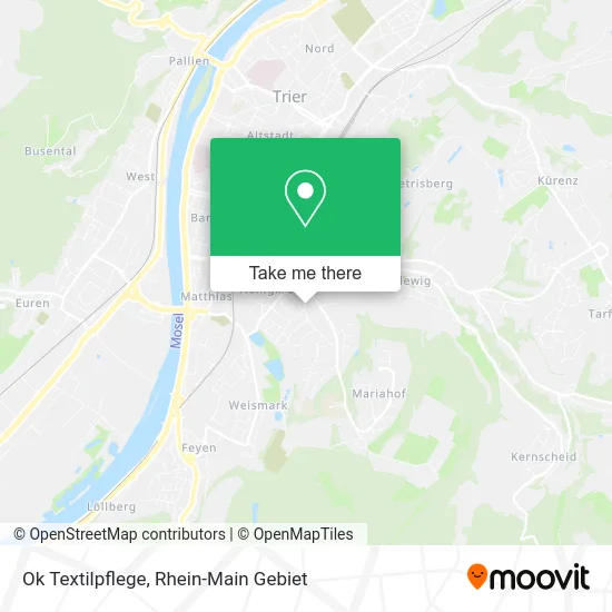 Карта Ok Textilpflege
