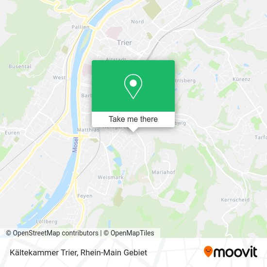 Карта Kältekammer Trier