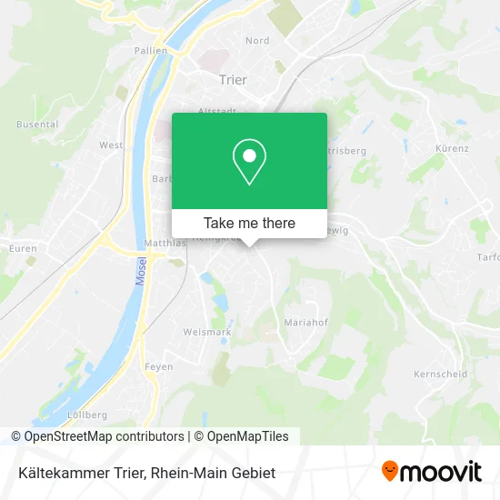 Карта Kältekammer Trier