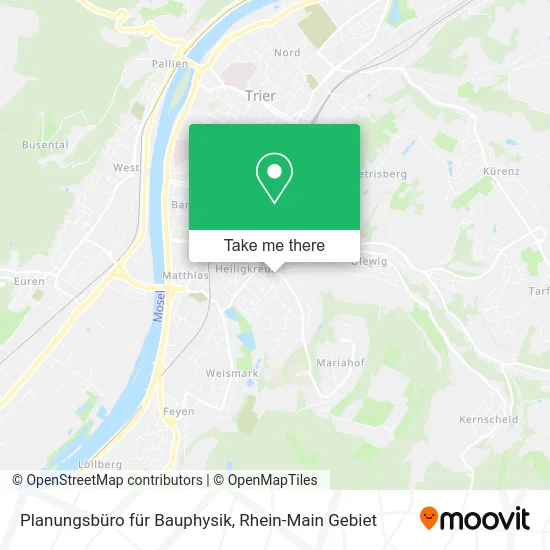 Карта Planungsbüro für Bauphysik