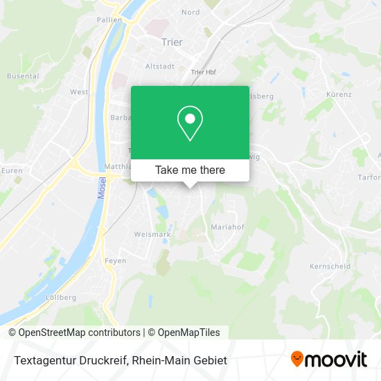 Карта Textagentur Druckreif