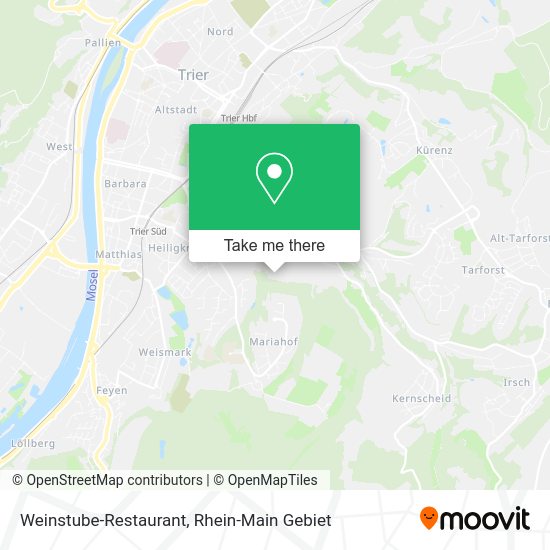 Карта Weinstube-Restaurant