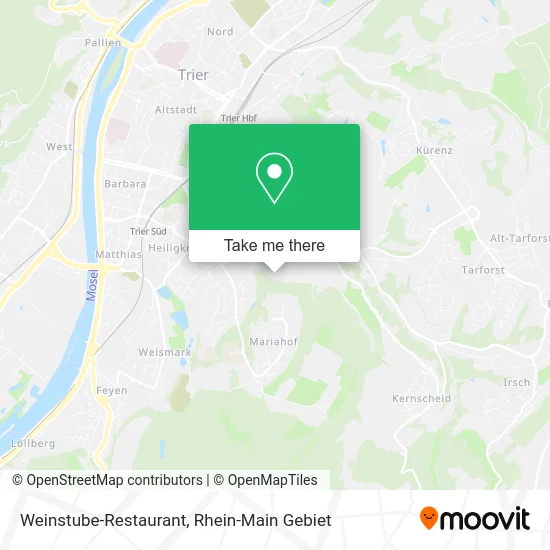Карта Weinstube-Restaurant