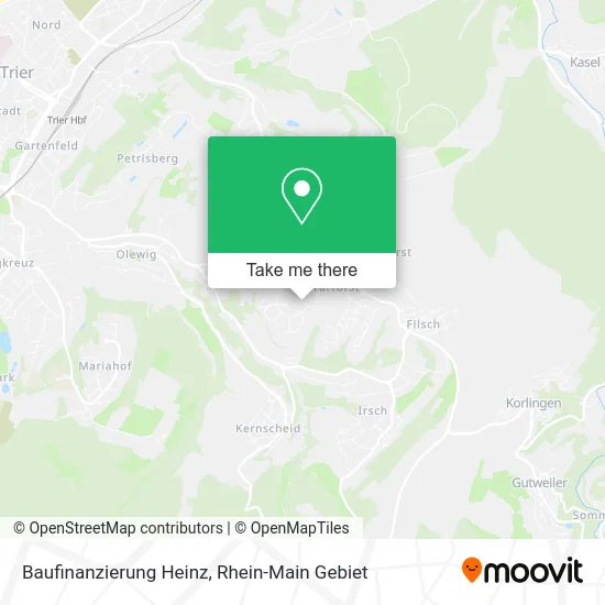 Карта Baufinanzierung Heinz