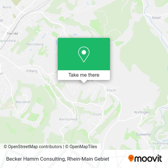 Карта Becker Hamm Consulting