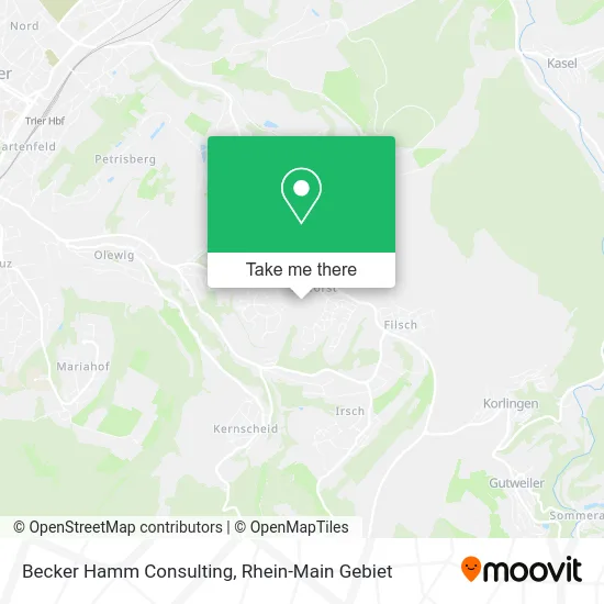 Карта Becker Hamm Consulting