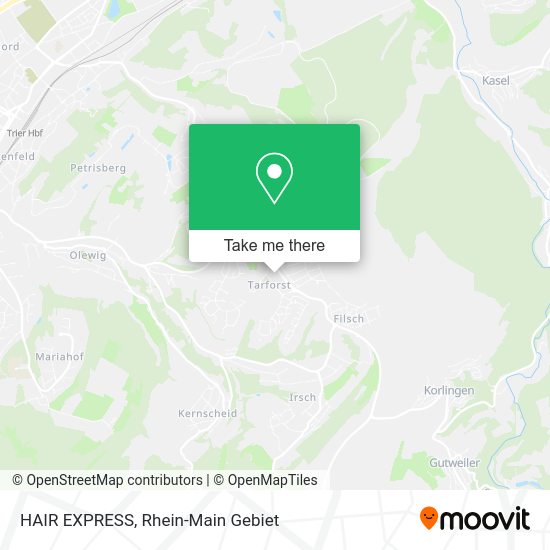 Карта HAIR EXPRESS